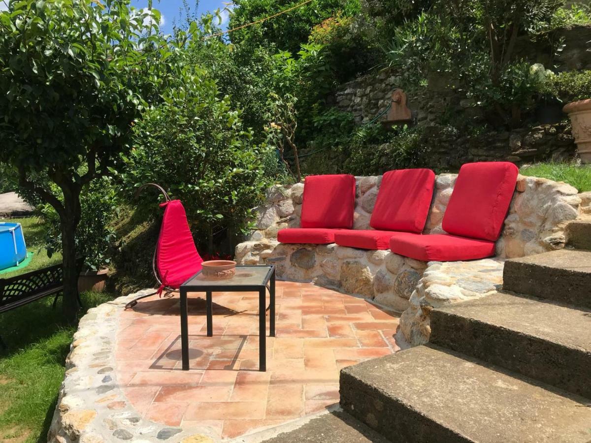 Villa Parte Di Casa Con Giardino E Piscina Pietrasanta Exterior foto